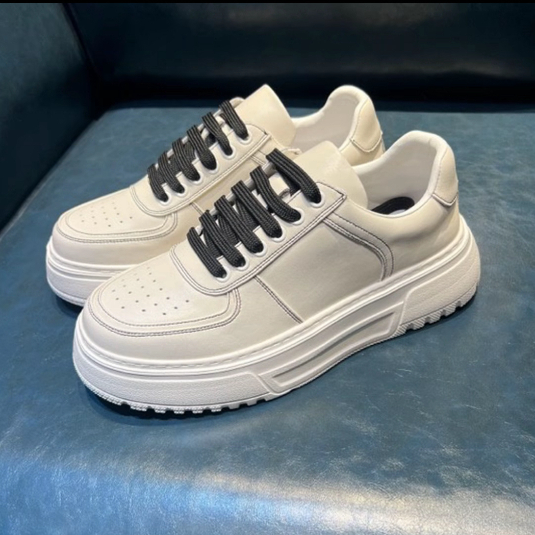 【20015】秋冬新款真皮小白鞋轻便小白鞋百搭舒适软底板鞋休闲鞋男