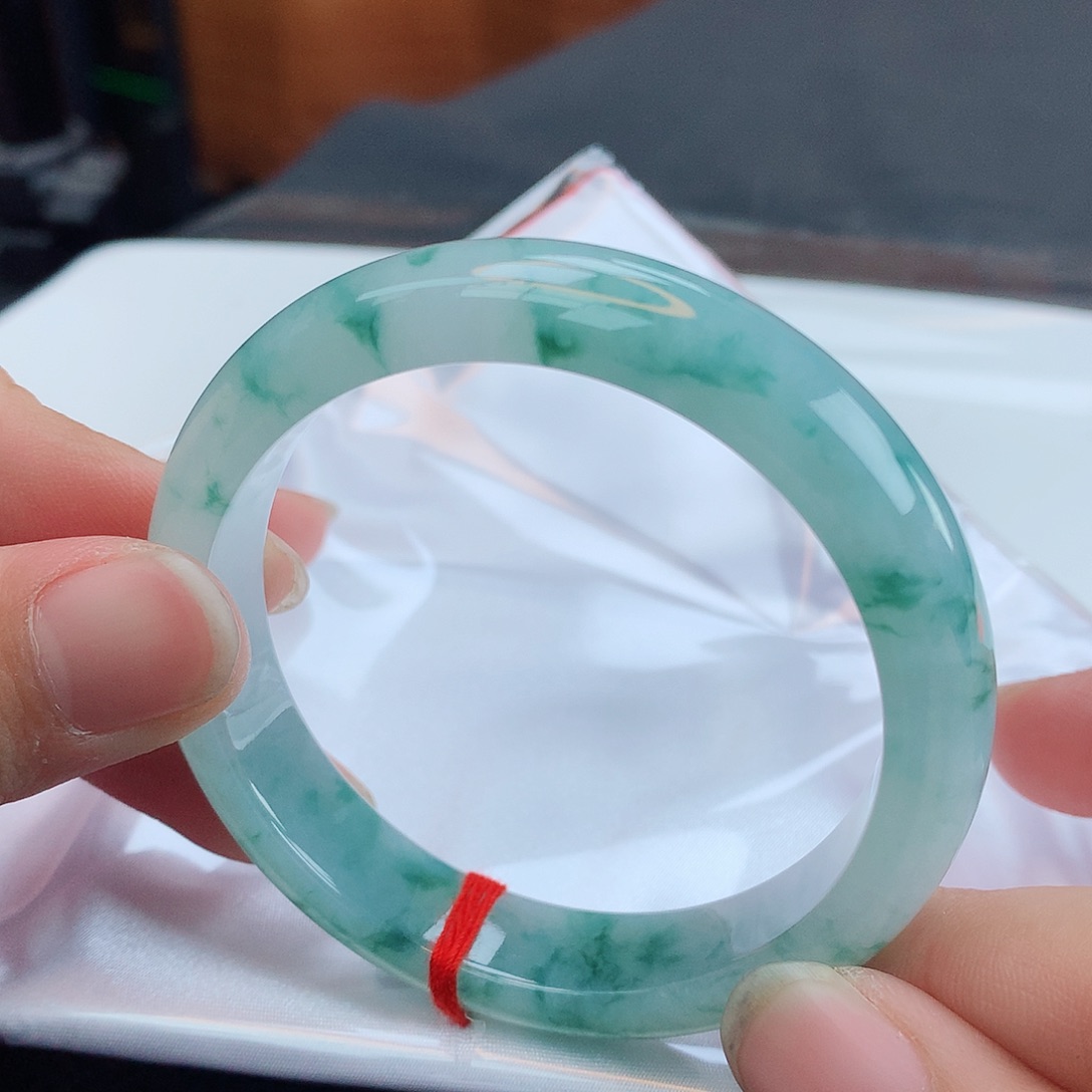 翡翠手镯未镶嵌天然缅甸翡翠A货手镯