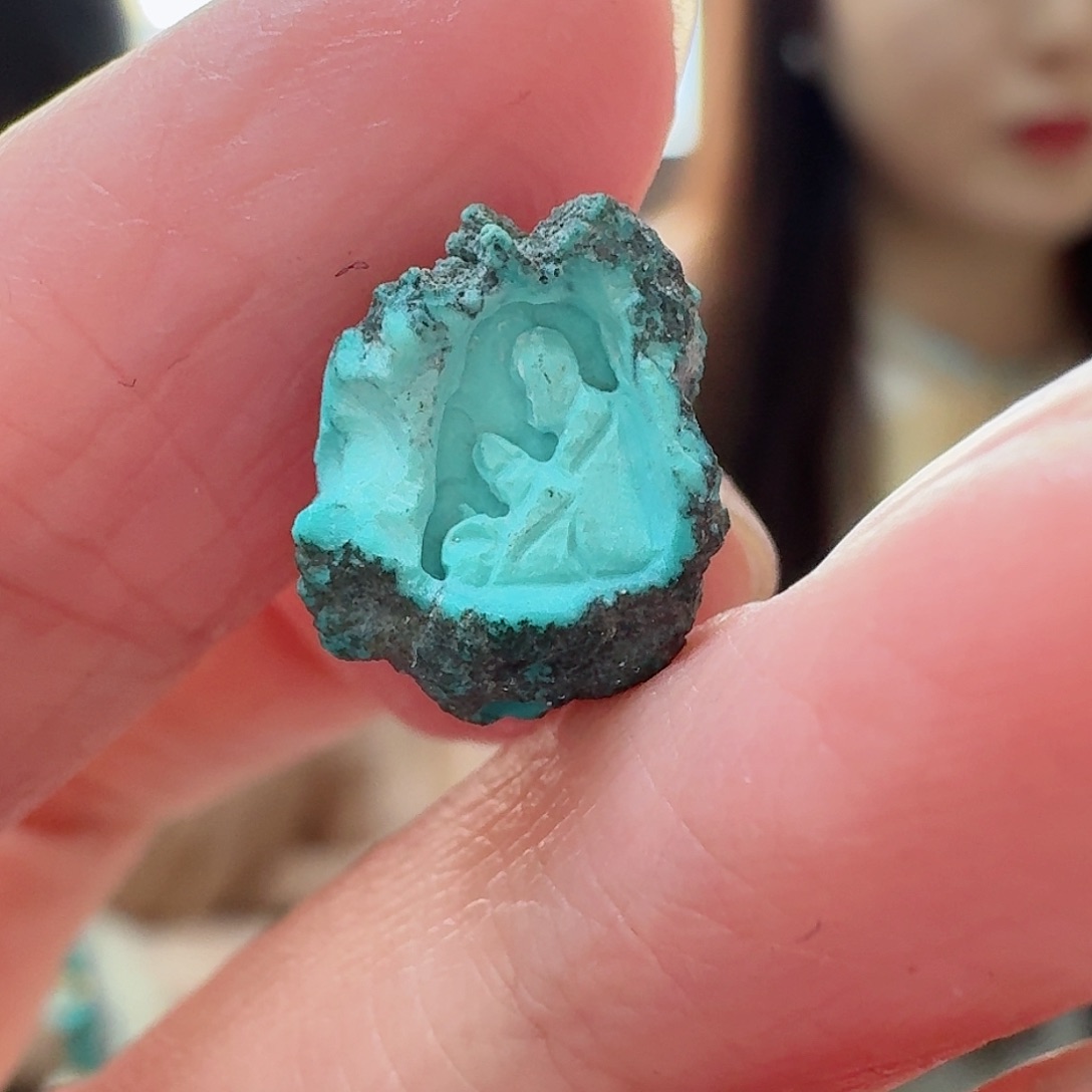 绿松石珠宝奇石未镶嵌