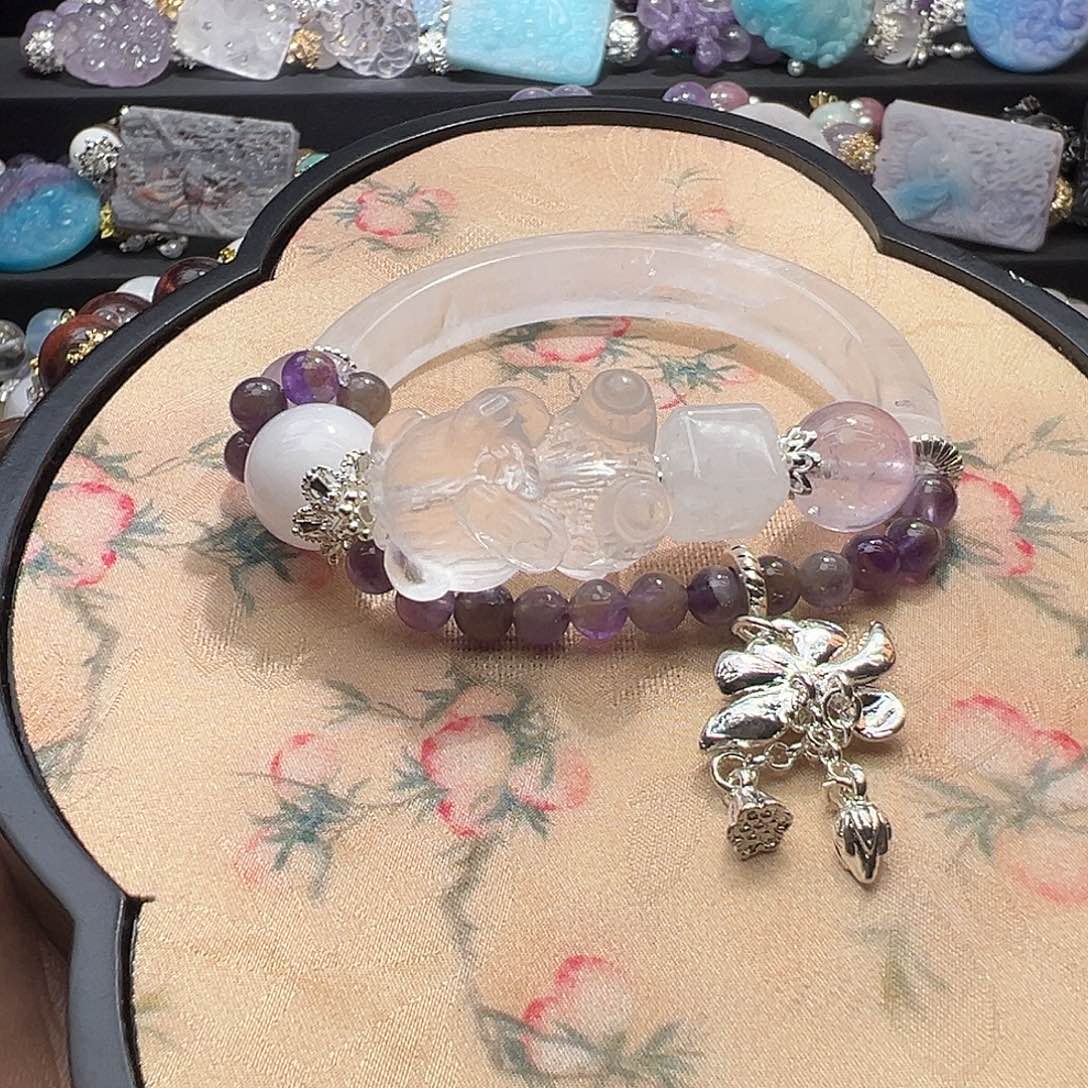 未镶嵌水晶手链水晶手链