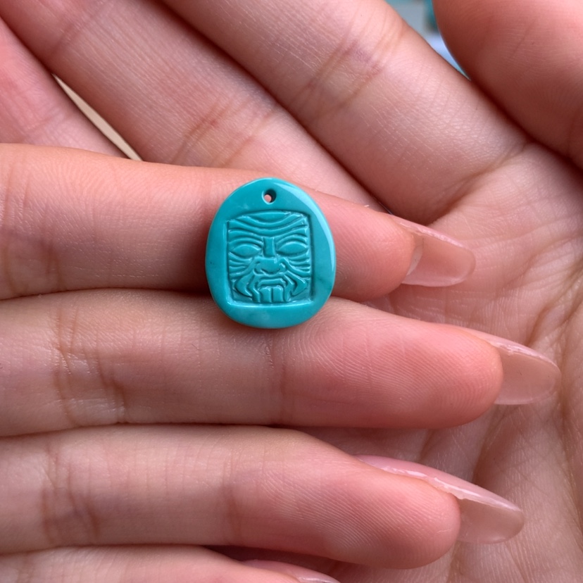 【闪购商品】绿松石扎基牌未镶嵌