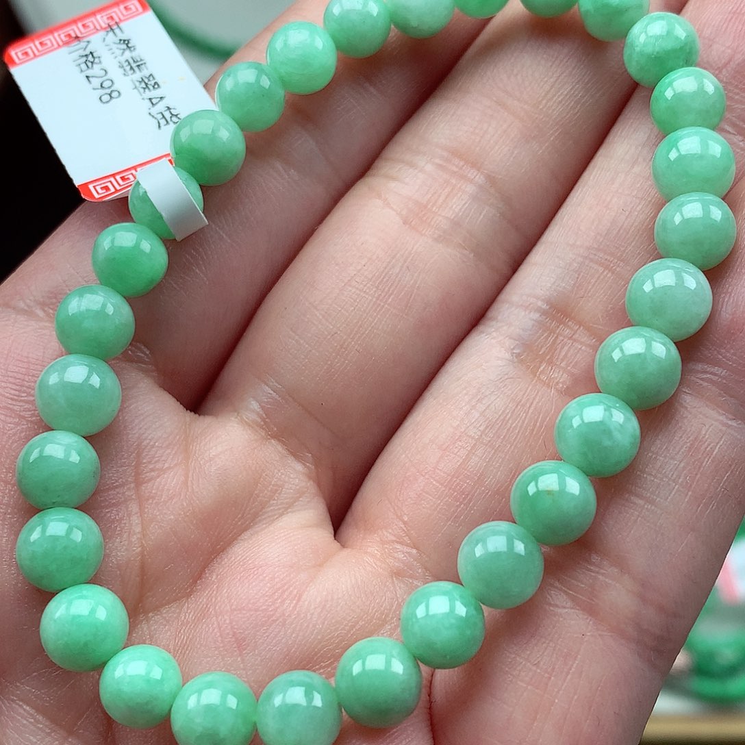 翡翠未镶嵌毛衣链