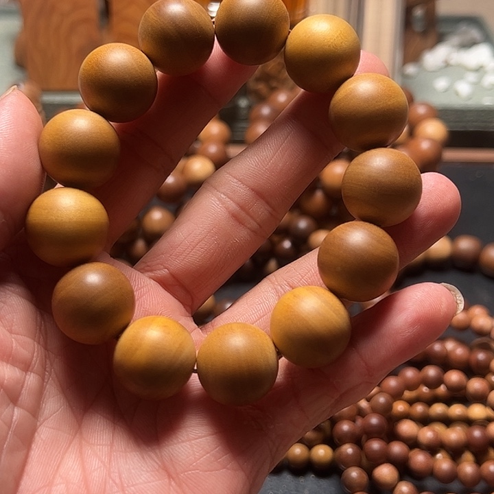回***事檀香木手串/手链老山檀香18