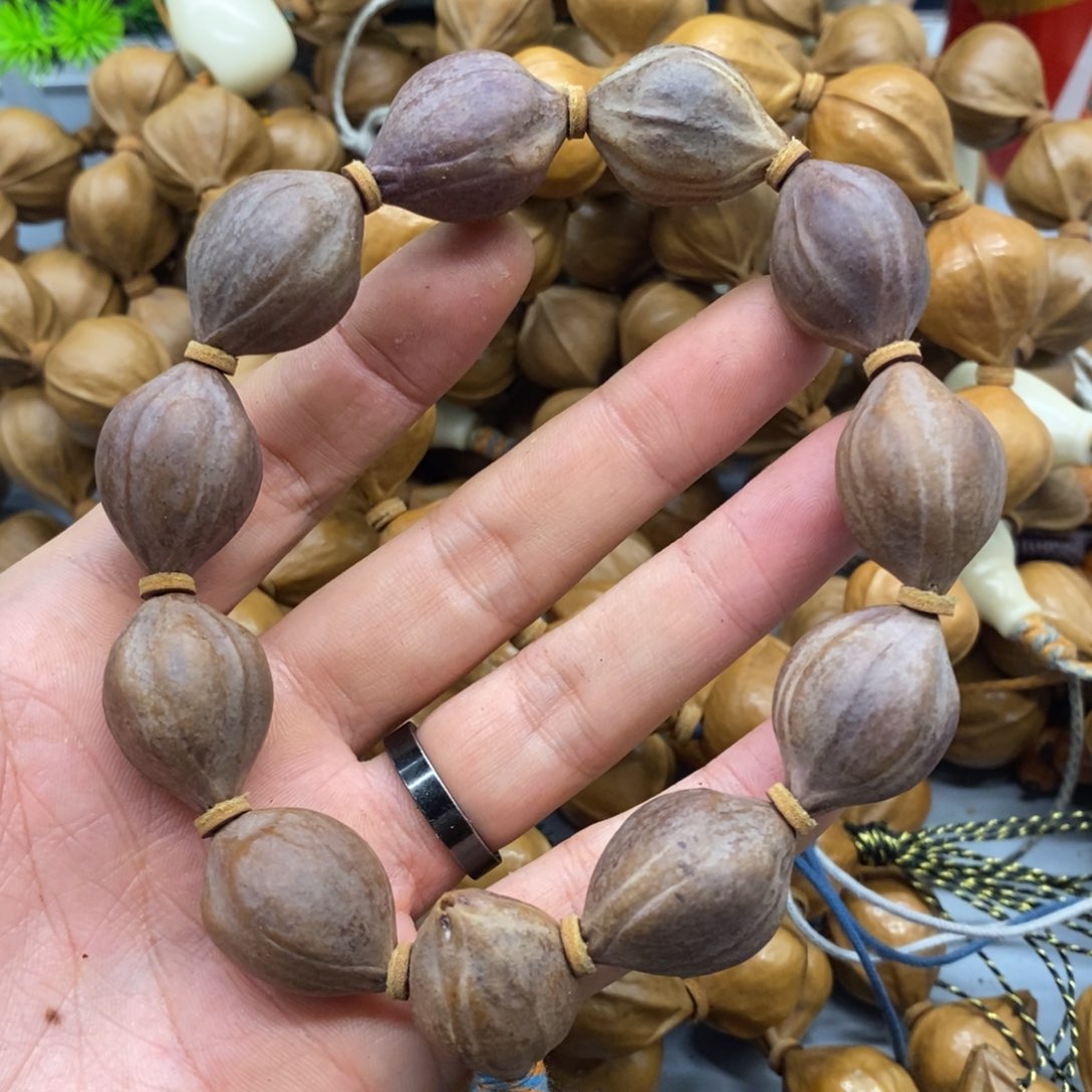 橄榄核手串/手链1.9紫皮