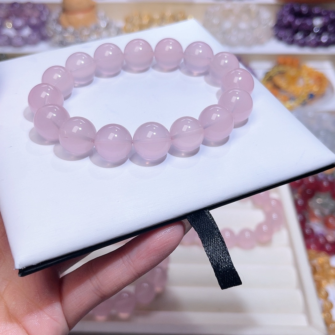 水晶手串未镶嵌M**o天然水晶13mm