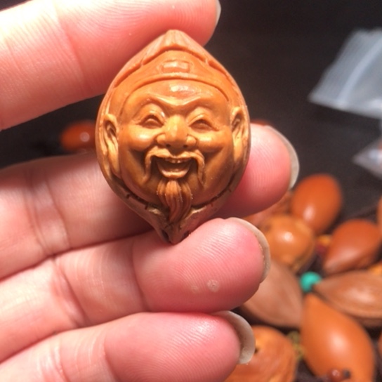 手串/手链橄榄核嵌入式代表作钟馗纳福