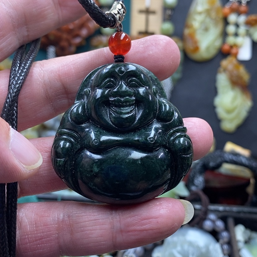 【闪购商品】蛇纹石玉吊坠未镶嵌