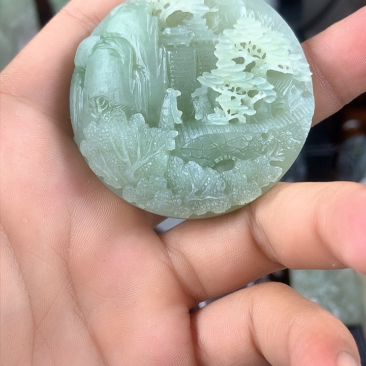 未镶嵌和田玉挂件真***！