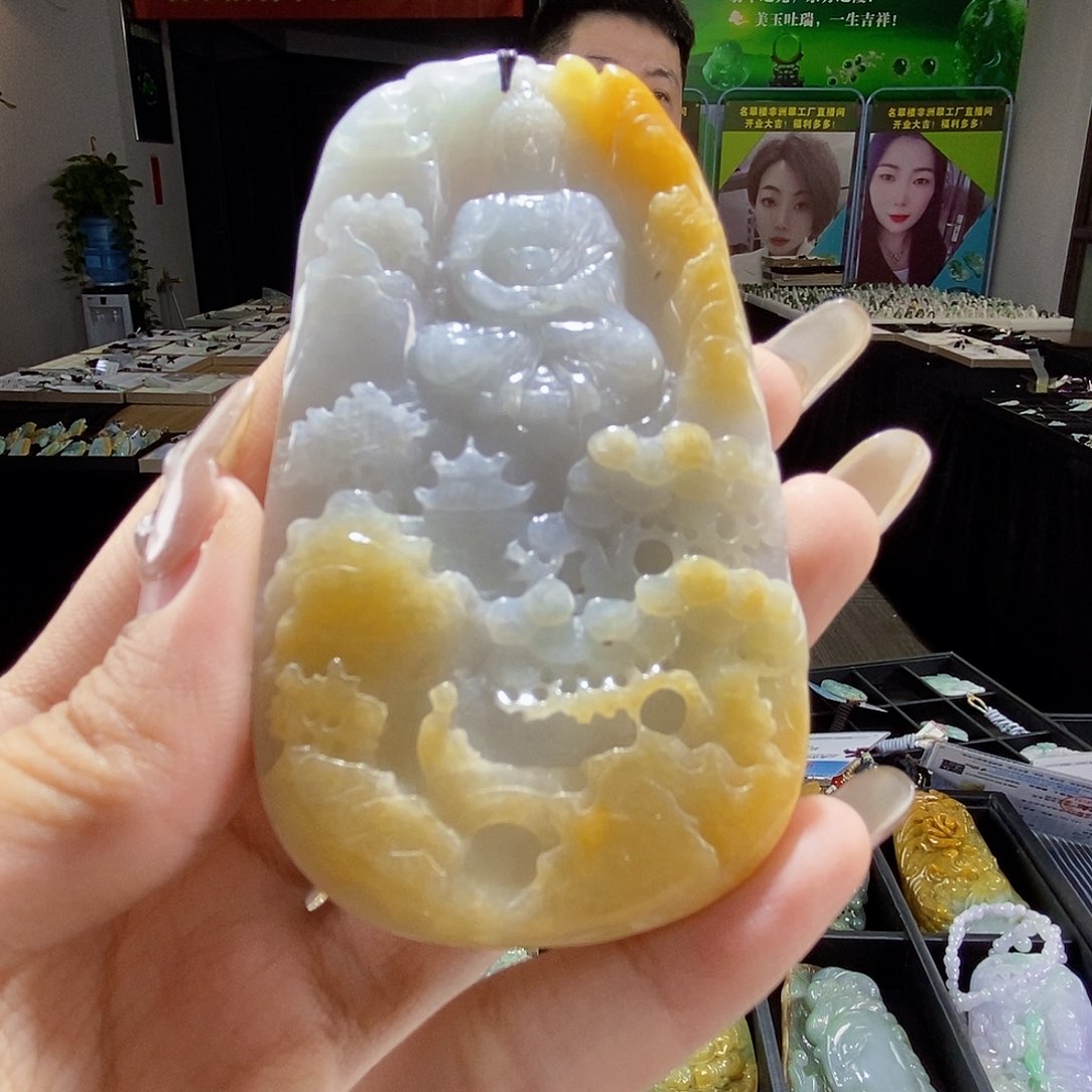 颈饰未镶嵌翡翠翡翠