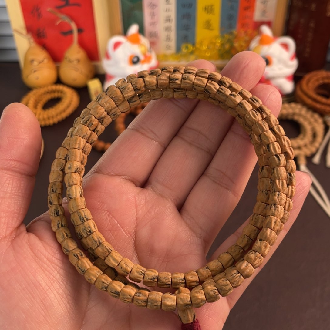 柏香籽/百香籽吊坠油皮方块顺 保热