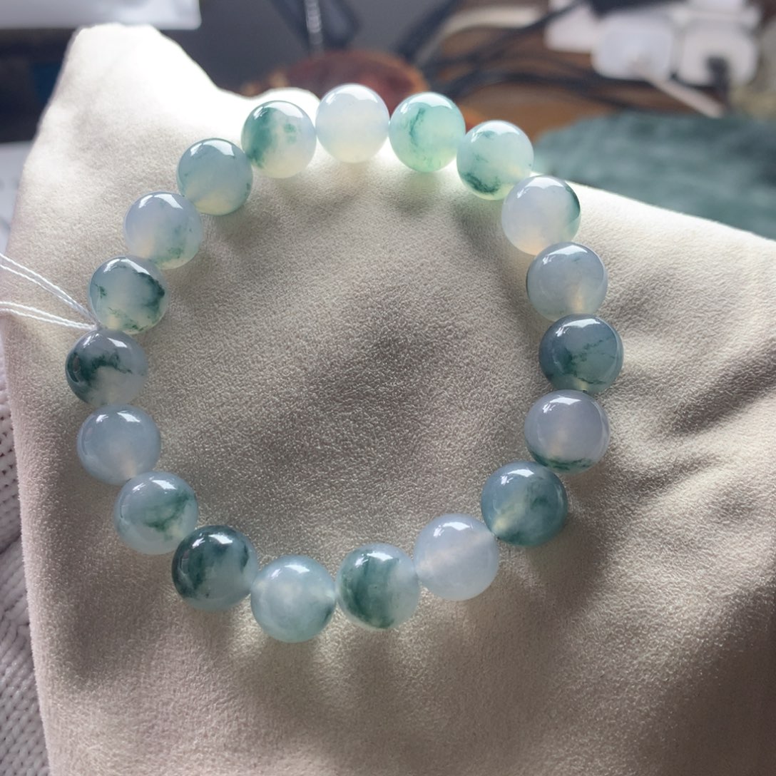 定制翡翠未镶嵌卡10 19粒