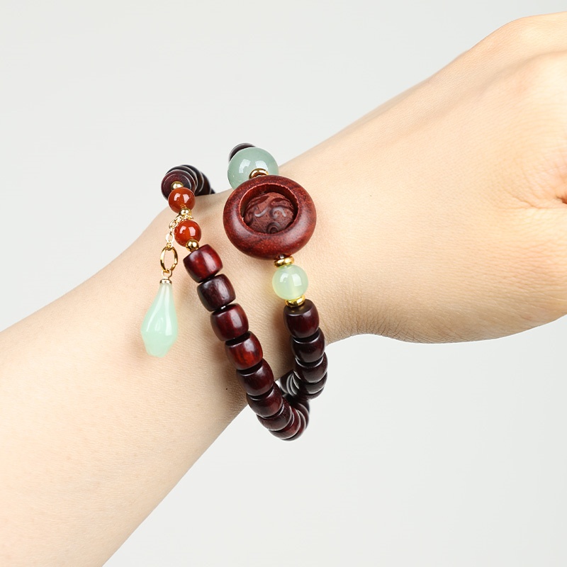 小叶紫檀精美手串(无礼盒)MK157