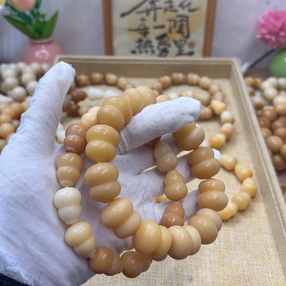 提***命吊坠菩提根/象牙果20左右干磨落地果葫芦默认瑕发两条619