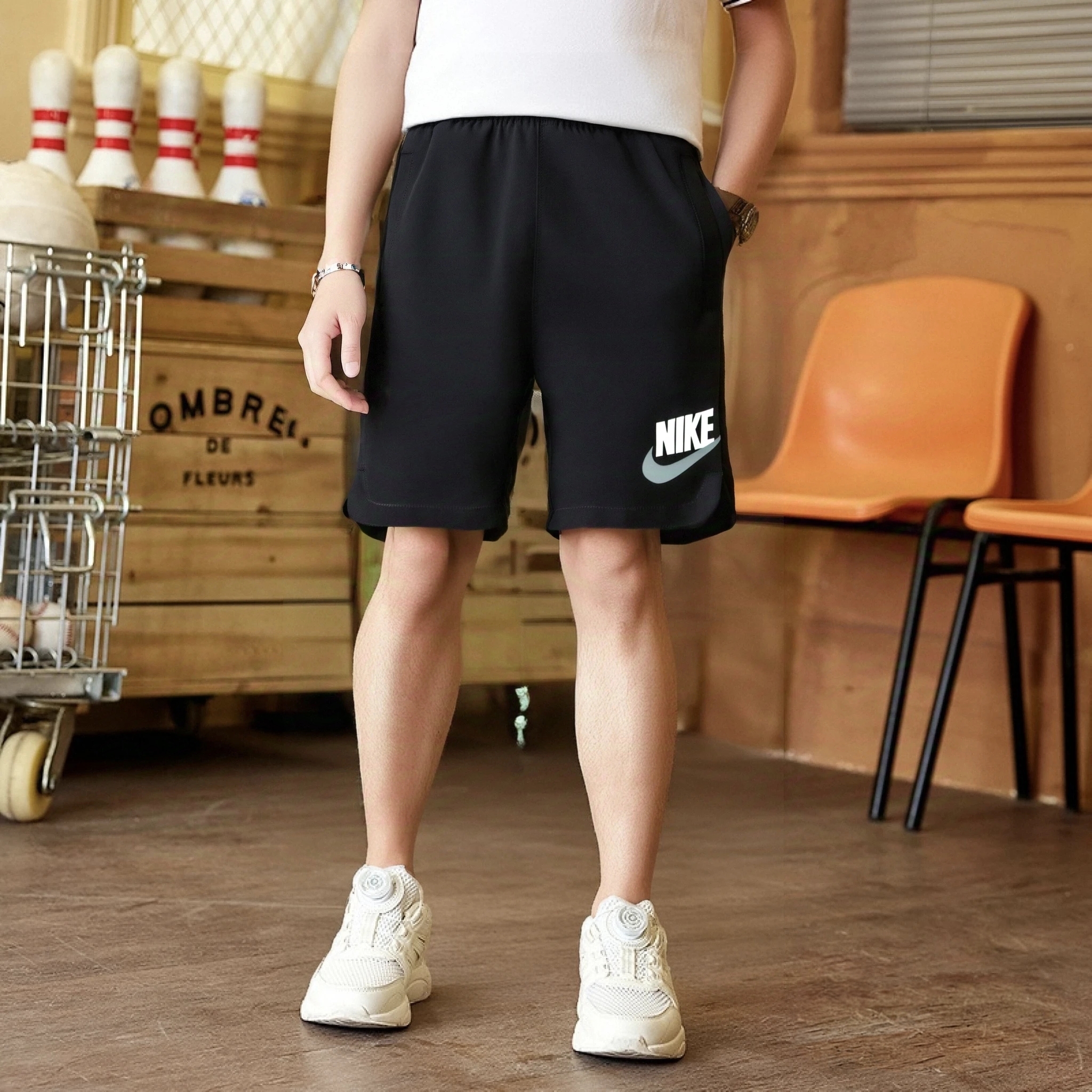 Nike耐克男女童2025夏季新款户外舒适运动透气短裤NKB-WE-J814