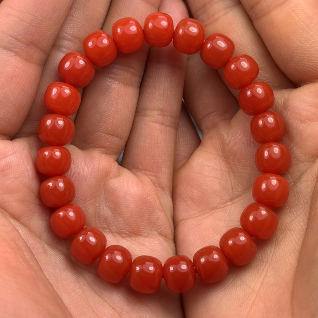 南红玛瑙手串未镶嵌清*