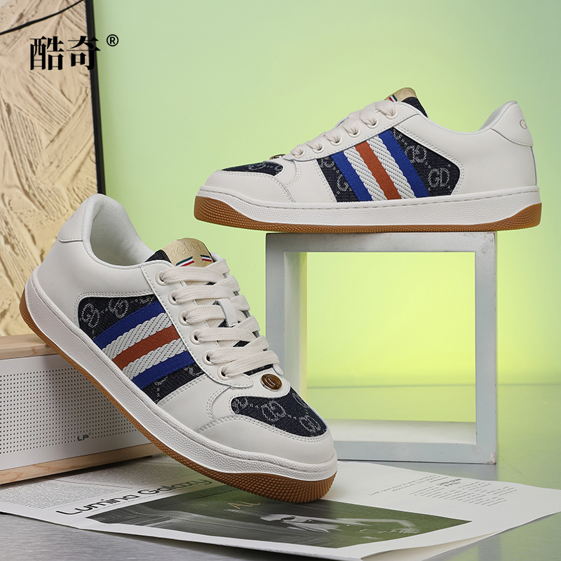 GUCL【经典小脏脏】轻奢高端大气透气板鞋高档经典百搭男鞋