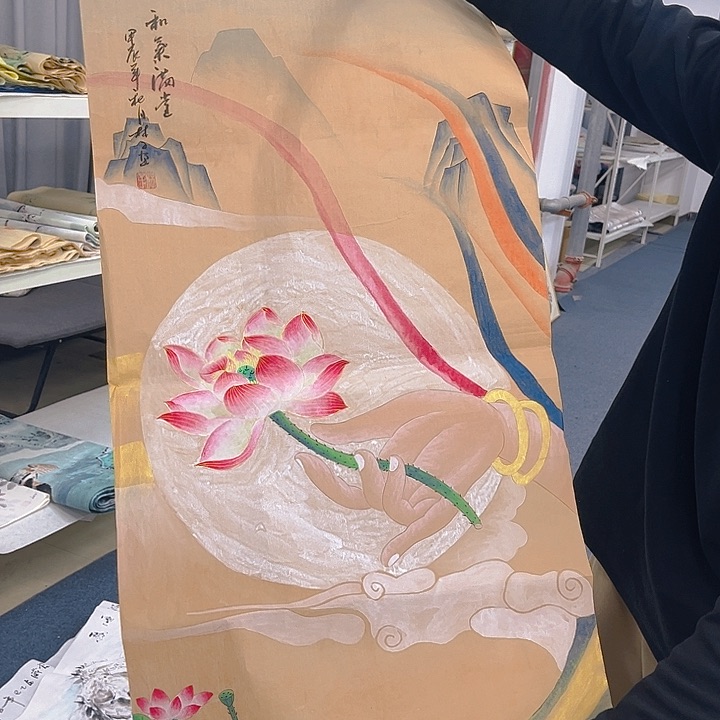 国画纯手绘字画宣纸