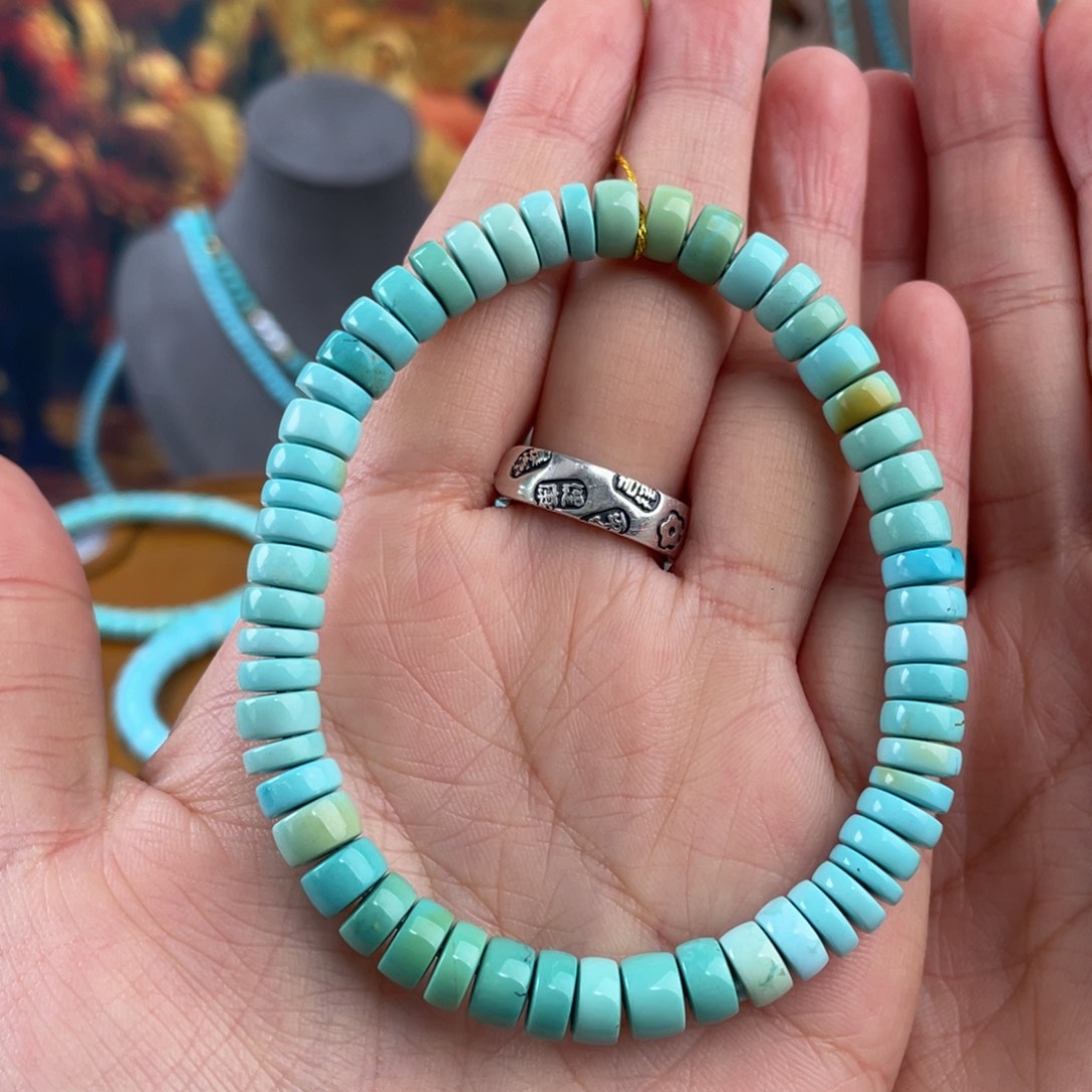 未镶嵌绿松石手链