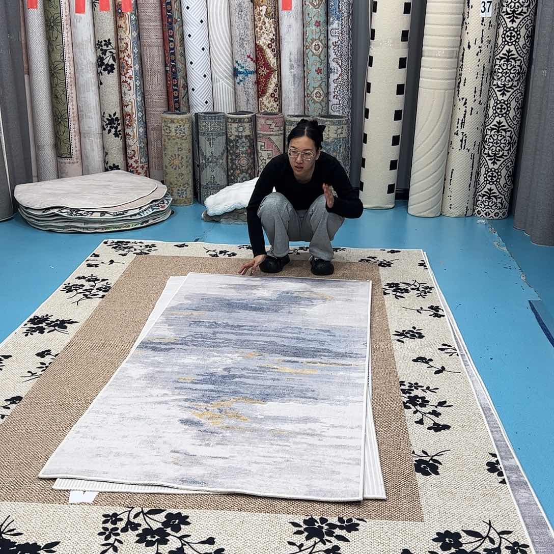 混纺100×200误差±1-3cmTPR底比利时绒微瑕特价