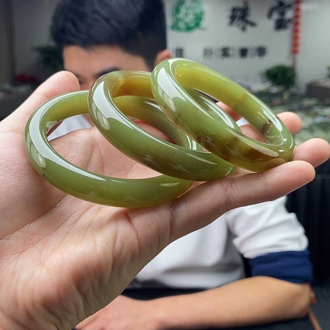 和田玉56-59颜色多样性发拍一发一未镶嵌