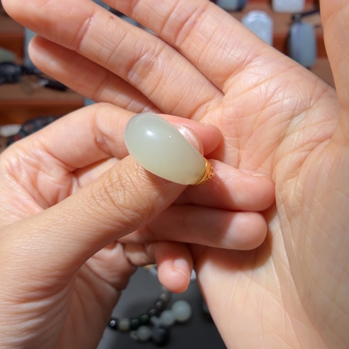 和田玉银S925镶嵌颈饰