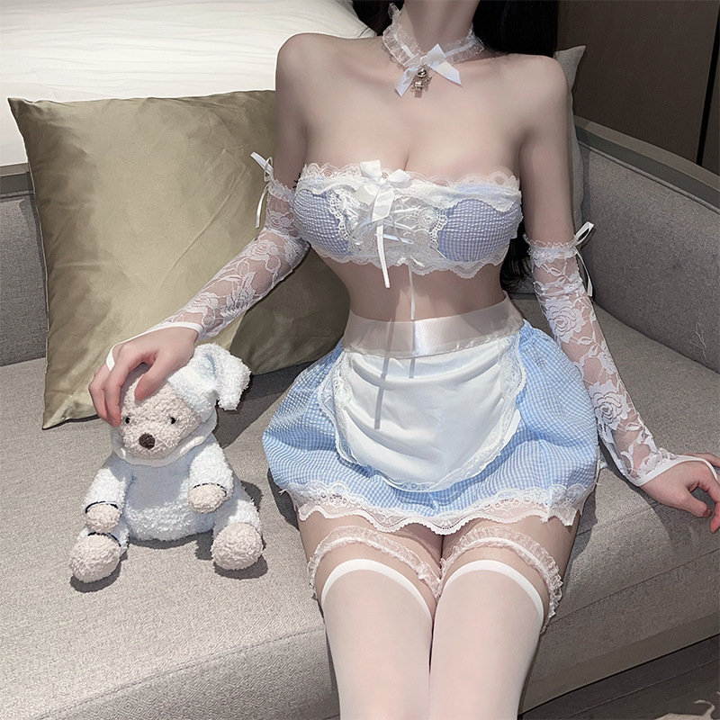 内衣性感蕾丝女仆套装甜美厨娘女佣9210