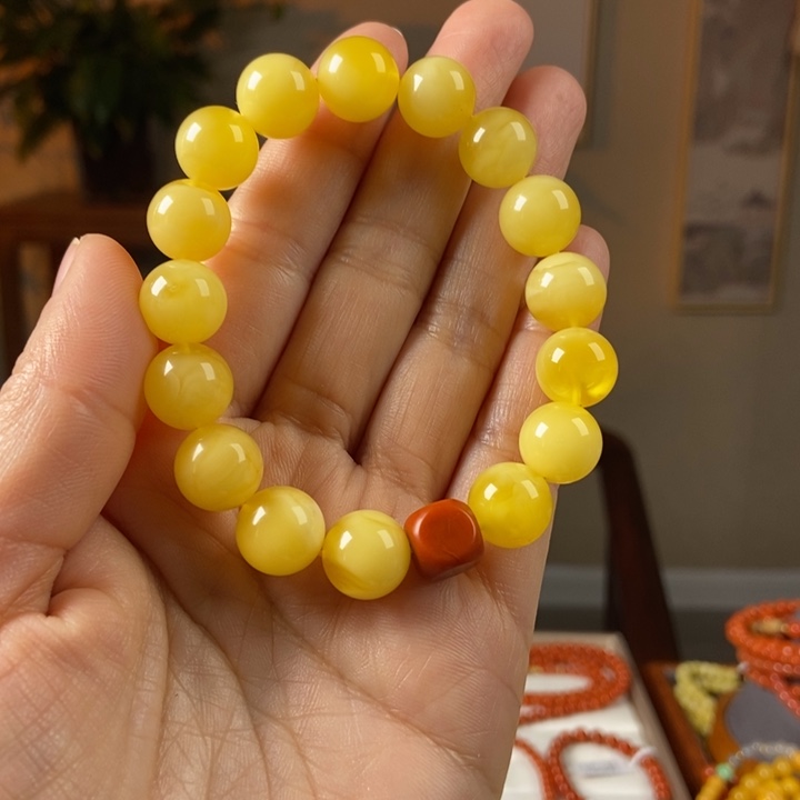 琥珀手链未镶嵌蜜蜡手串12
