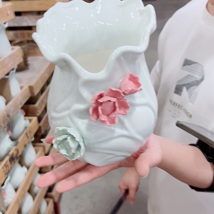 有孔.凑满10元发货多肉陶瓷花盆！