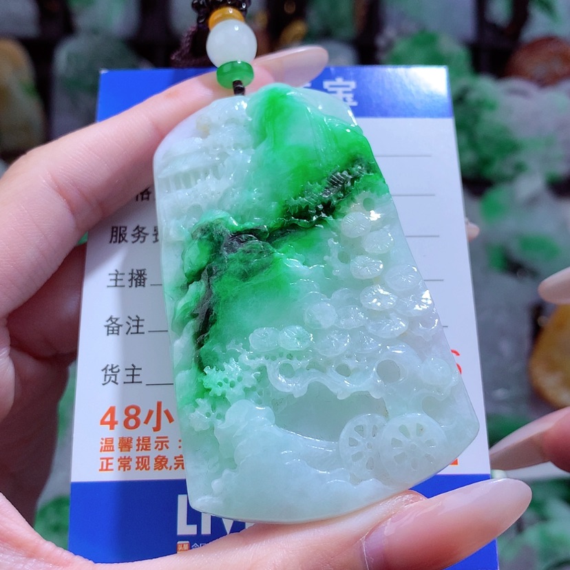 【闪购商品】翡翠颈饰未镶嵌挂件