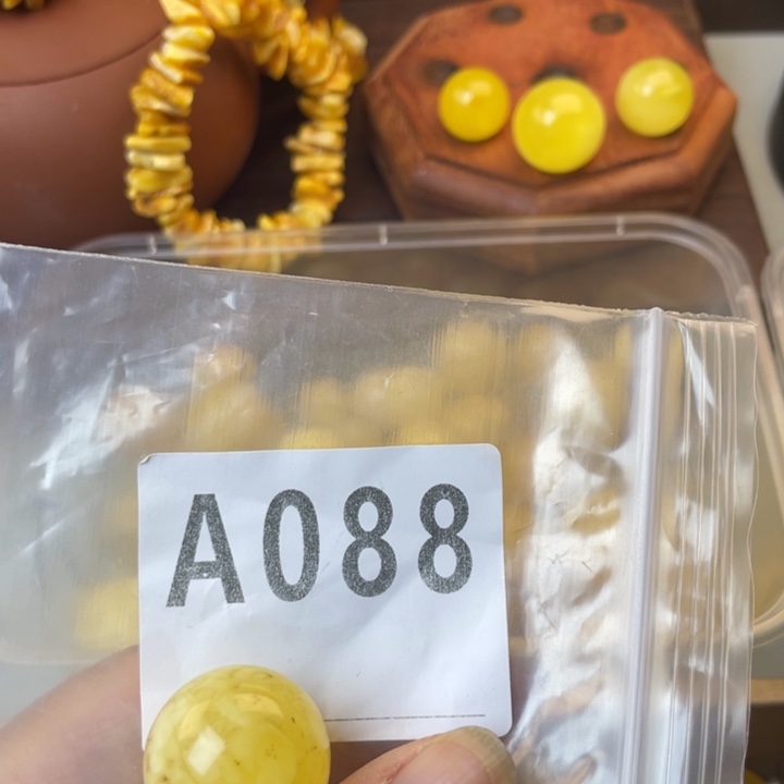 琥珀未镶嵌珠宝奇石微瑕23
