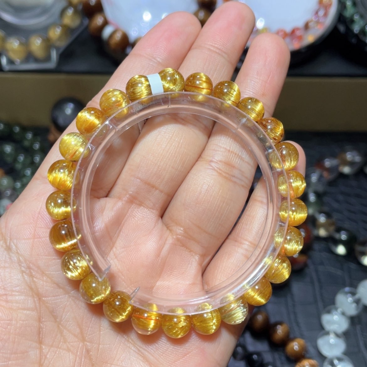 【闪购商品】水晶手串未镶嵌钛晶单圈手串