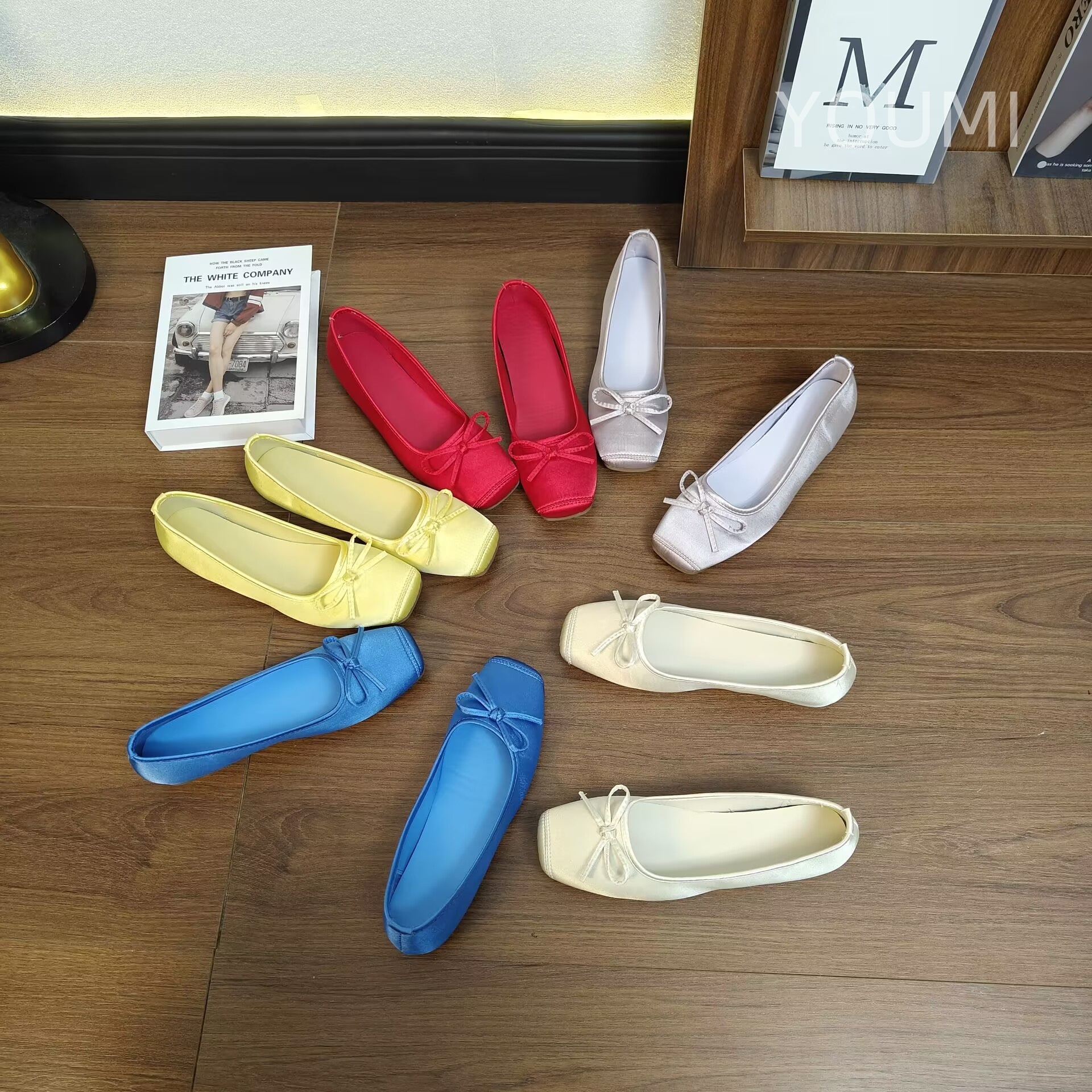 内增高单鞋女2025新款春夏季配裙子玛丽珍晚晚鞋法式芭蕾舞豆豆鞋