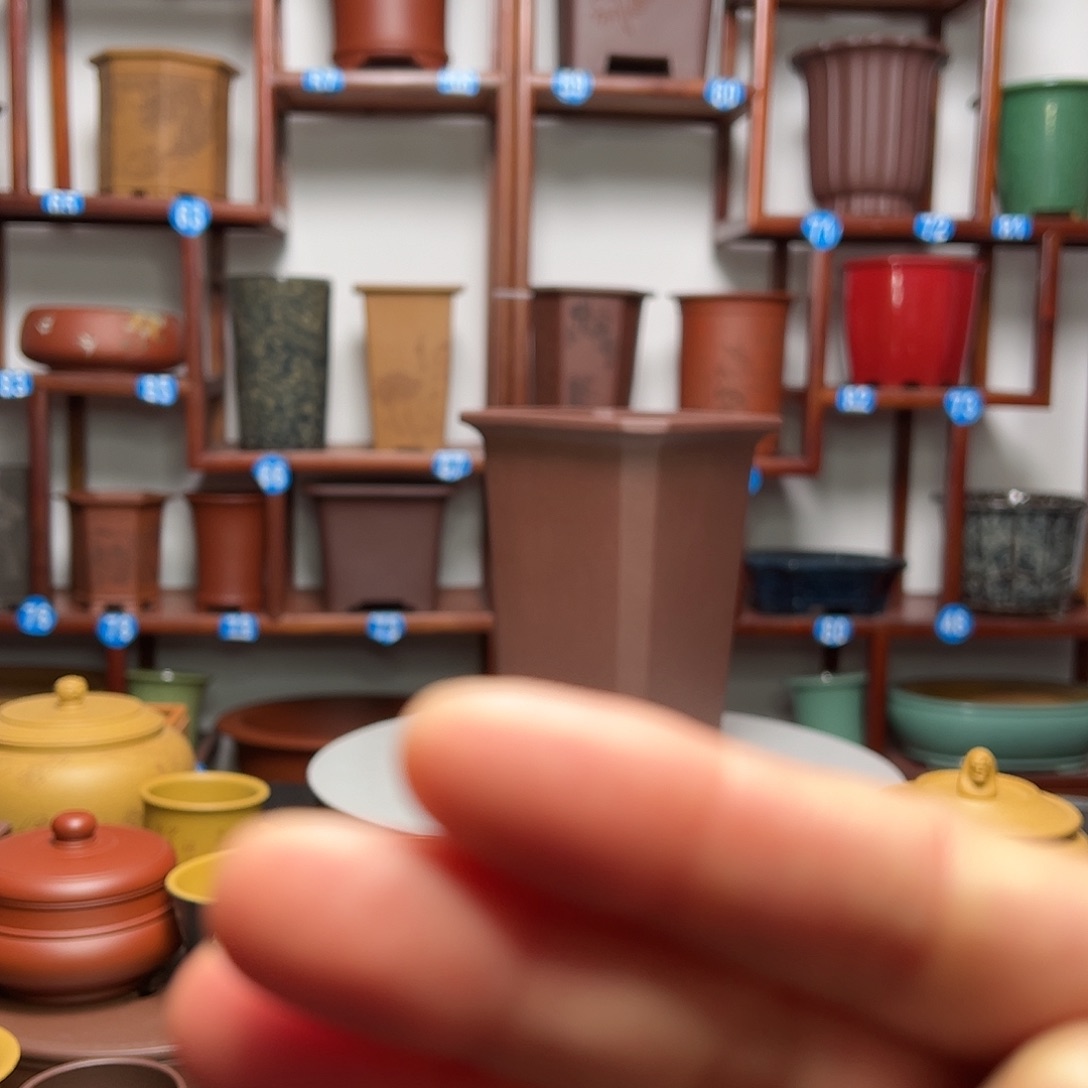 紫砂花盆浩**存四方花盆