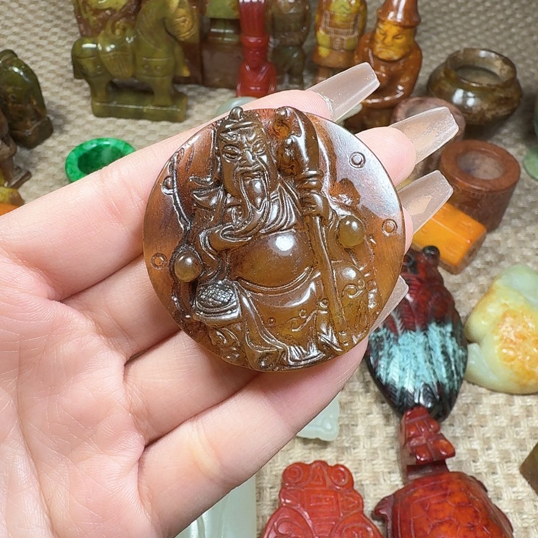 白玉菩提吊坠挂件