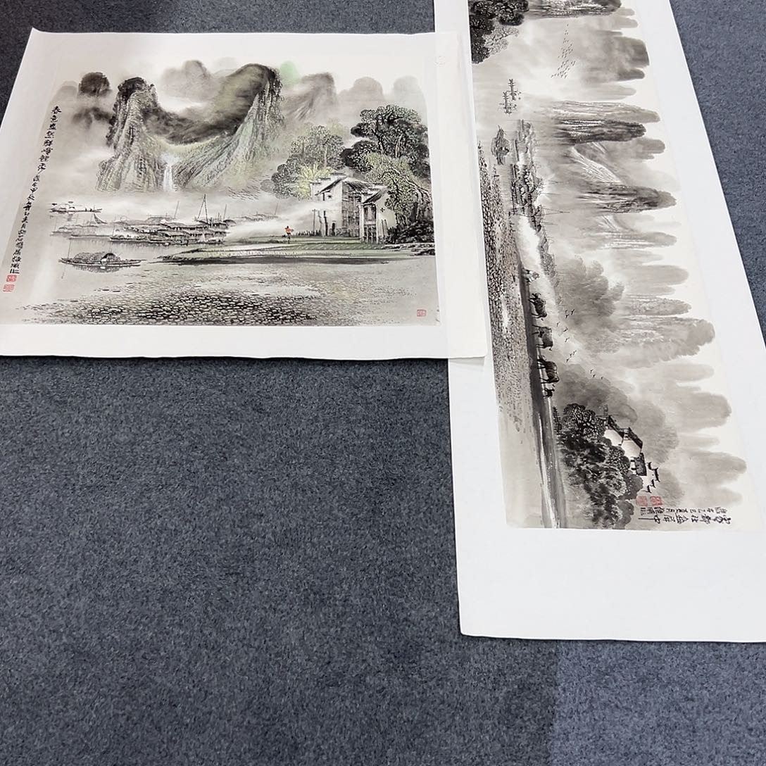 美***丽国画XL精品国画作品