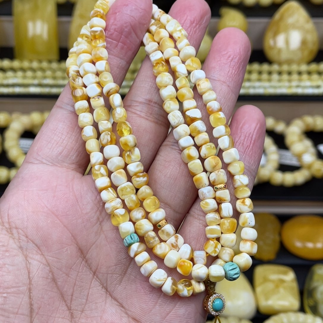 琥珀裸石未镶嵌琥珀蜜蜡