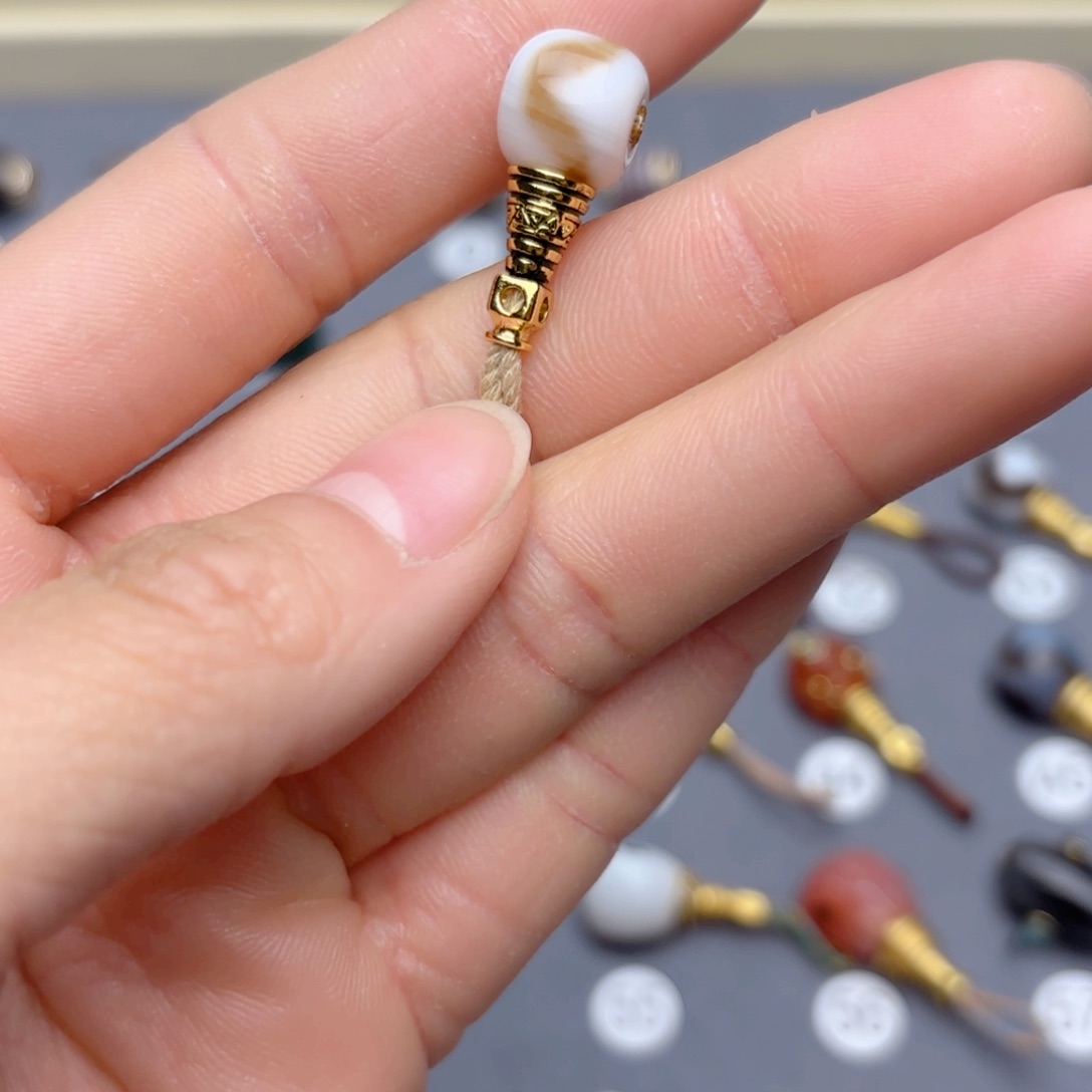 玛瑙/玉髓隔珠未镶嵌