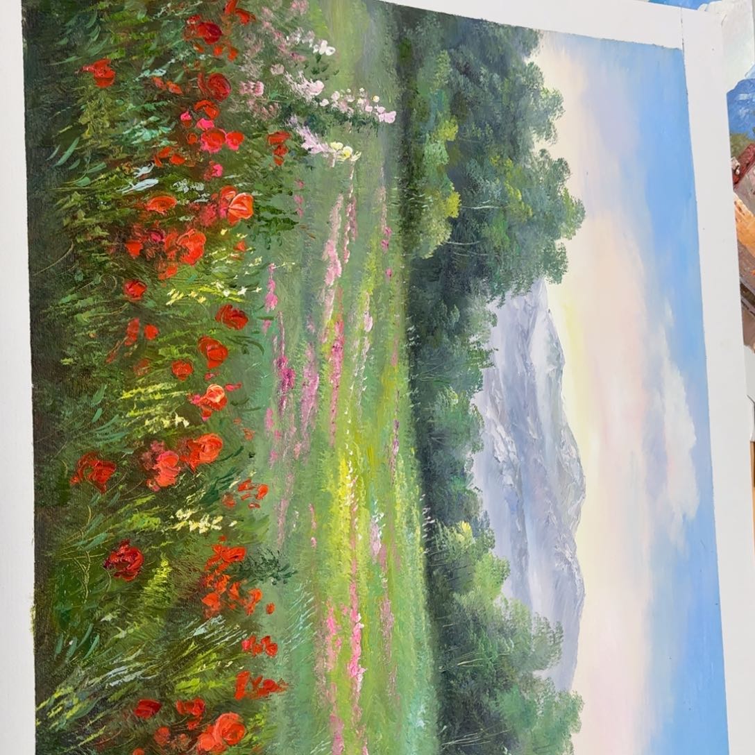 油画优惠活动开始了。好