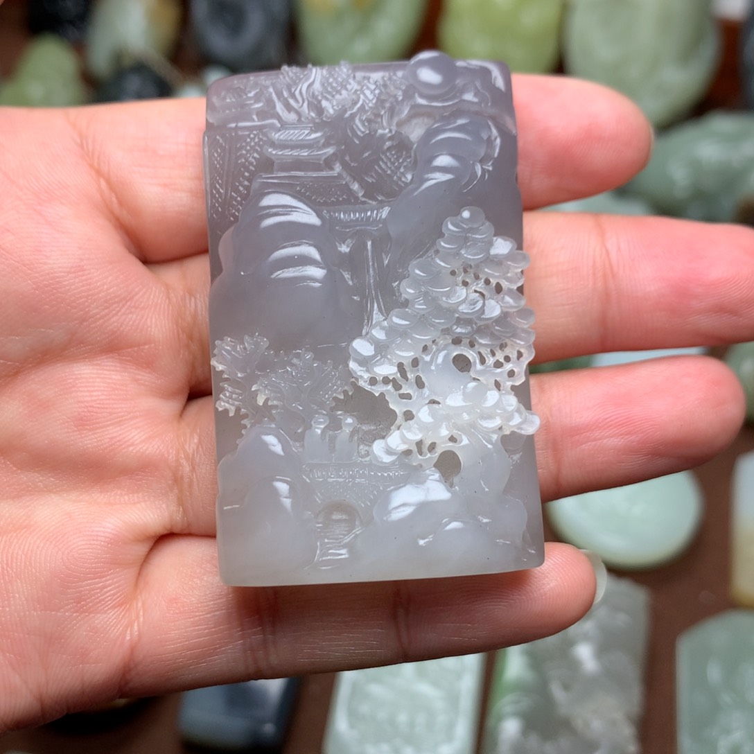 和田玉挂件未镶嵌