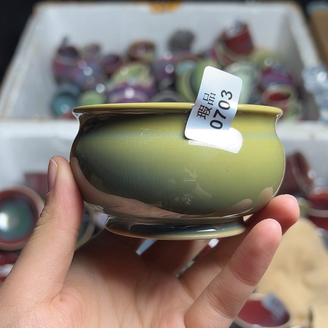 摆件陶窑口自销原矿钧瓷