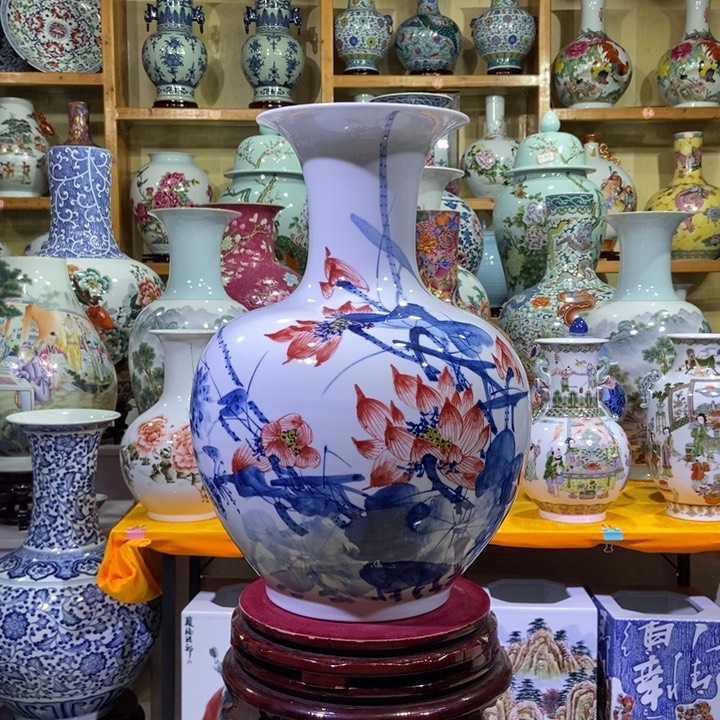 景德镇陶瓷花瓶摆件