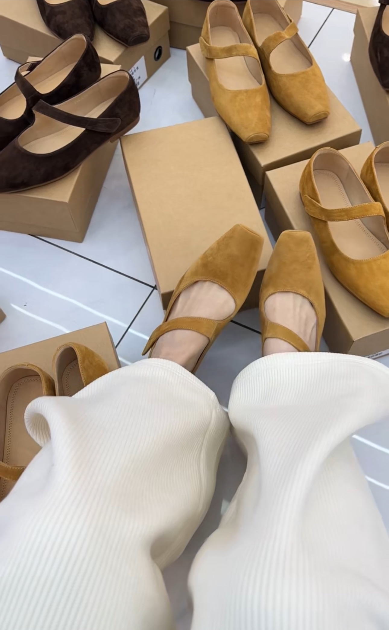 单鞋方头平跟羊皮豆豆鞋软底乐福鞋平底浅口鞋子玛丽珍鞋