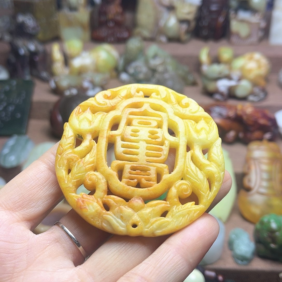 白玉菩提吊坠67。。