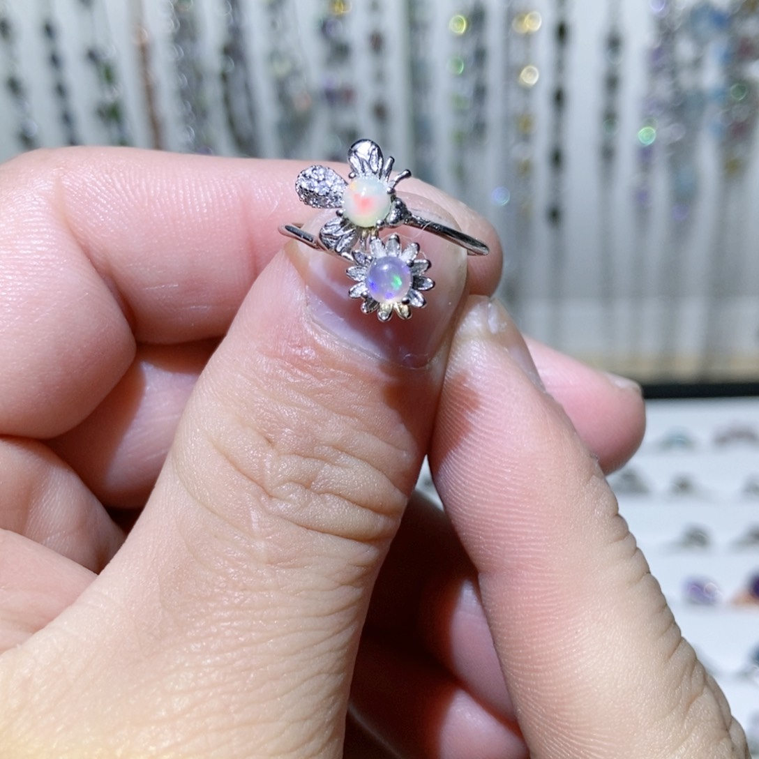 紫晶珠宝半成品银S925镶嵌