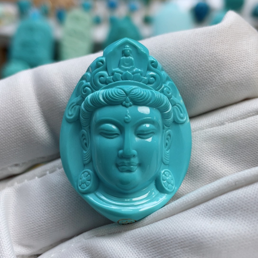 绿松石珠宝奇石未镶嵌