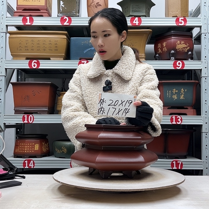 紫砂花盆紫砂花盆