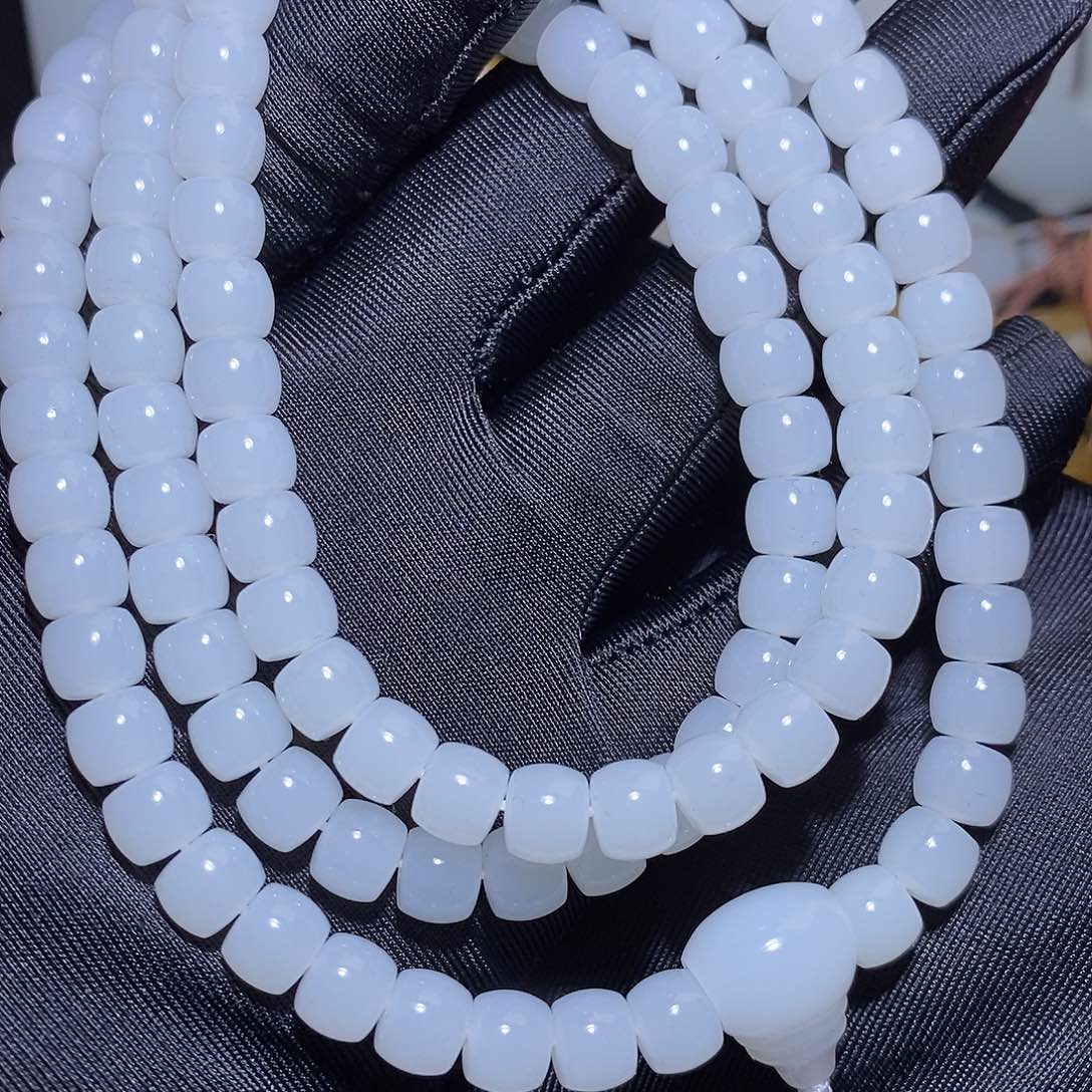 和田玉套链未镶嵌