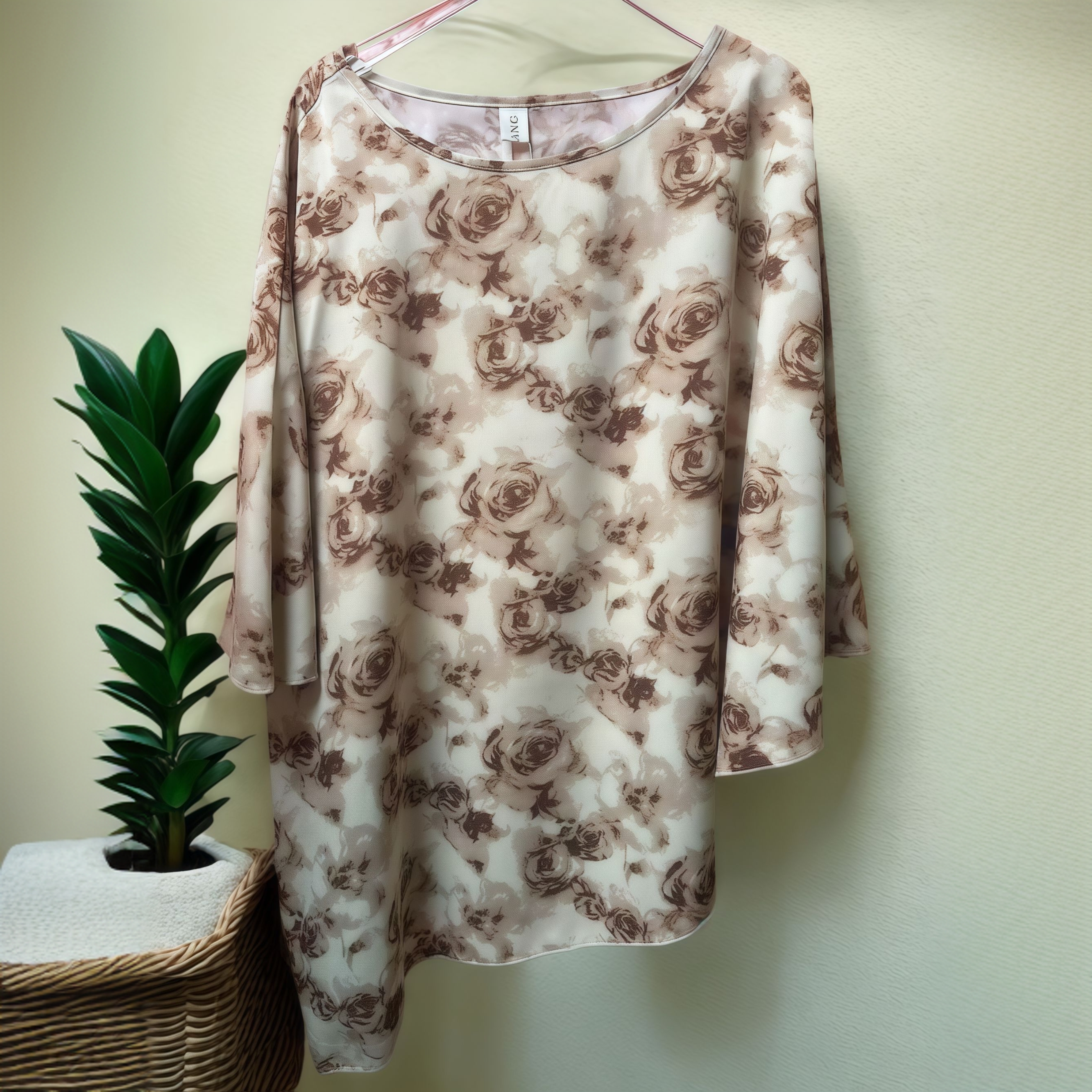 时尚设计师宽松百搭休闲气质轻奢不规则上衣1052