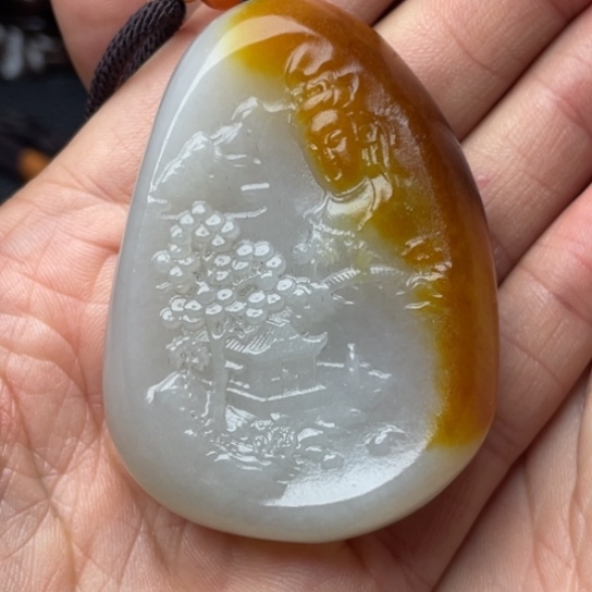 和田玉挂件未镶嵌用****9