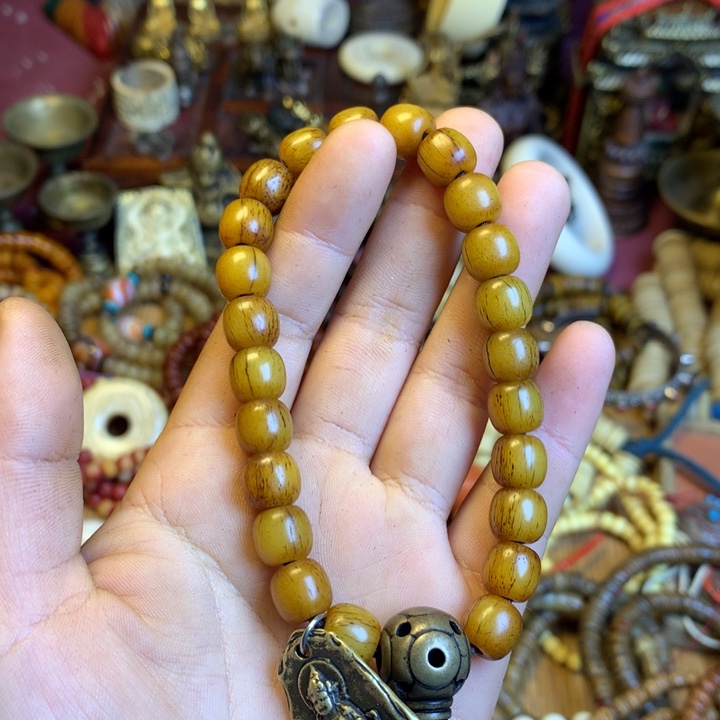 星月菩提吊坠藏传喜马拉雅艺术品